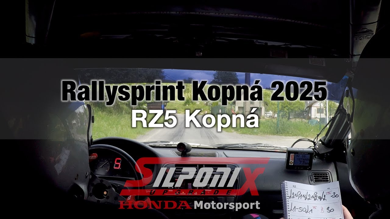 Onboard Rallysprint Kopná 2025 - RZ5 Kopná I Ondřej Mezihorák - Daniel Hamšík I Silponix Motorsport
