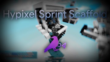 Sprint Scaffolding on Hypixel BedWars || Raven b4