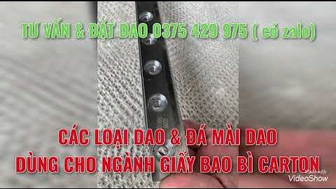 DAO CẮT GIẤY BAO BÌ CARTON DAOCONGNGHIEP DAOCUACHANGSHENG