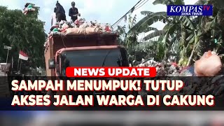 Potret Sdanah Tutup Jalan Warga Di Cakung Jakarta Timur
