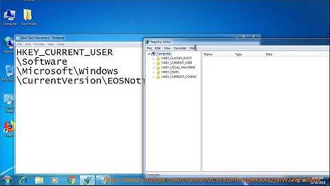 Disable Windows 7 out of support message on Windows 7 PC