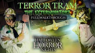 TERROR TRAM: THE EXTERMINATORZ | Halloween Horror Nights 2023| FULL WALKTHROUGH