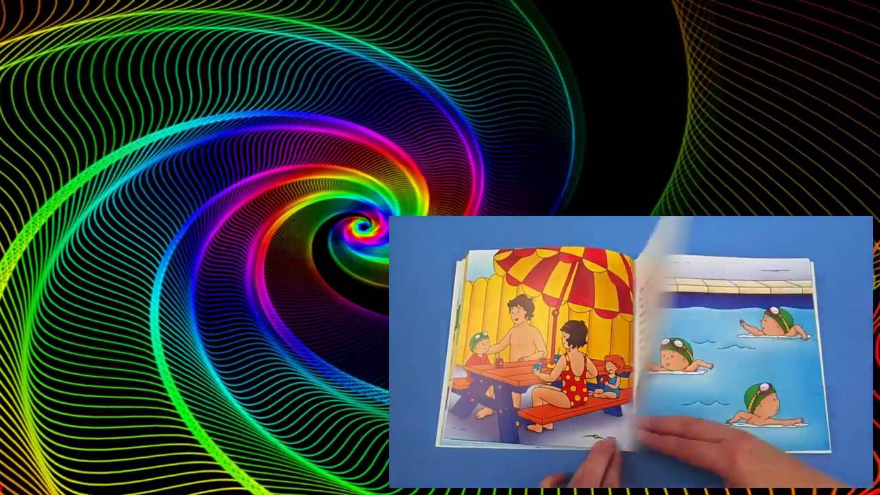 Caillou Books Caillou Learns To Swim Cartoon For Kids YouTube