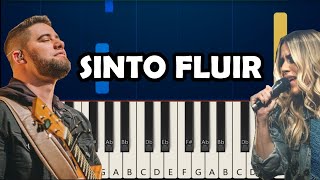 Video thumbnail of "SINTO FLUIR (MARCELO MARKS + CASA WORSHIP) - TUTORIAL TECLADO"