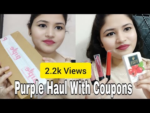 Purple Haul Affordable products With Coupons || Konika Khandelwal