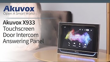 Akuvox X933 Touchscreen Door Intercom Answering Panel