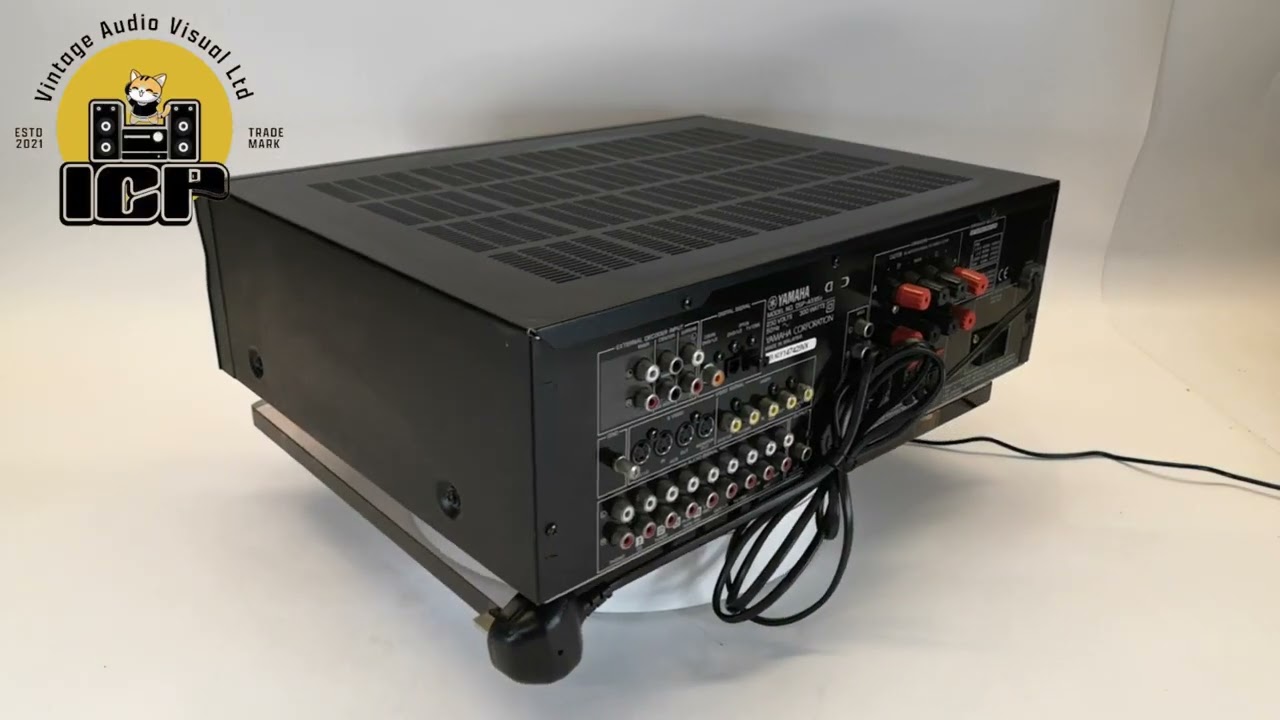 Yamaha DSP-A595A Audio Video Amplifier - YouTube