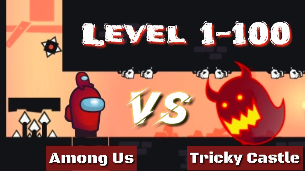 Tricky Castle with Among us Princess Castle Level 1100 All bats