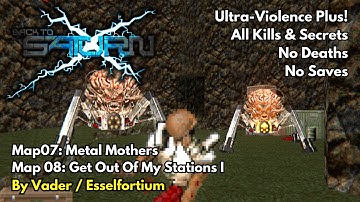 Doom II: BTSX 1 Map07: Metal Mothers (UV Plus, No Deaths or Saves) + Map 08 Hub