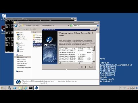 OSIsoft: Upgrade to PI Server 2015: Full Walk-through (from version 3.4.380.70 64-bit)
