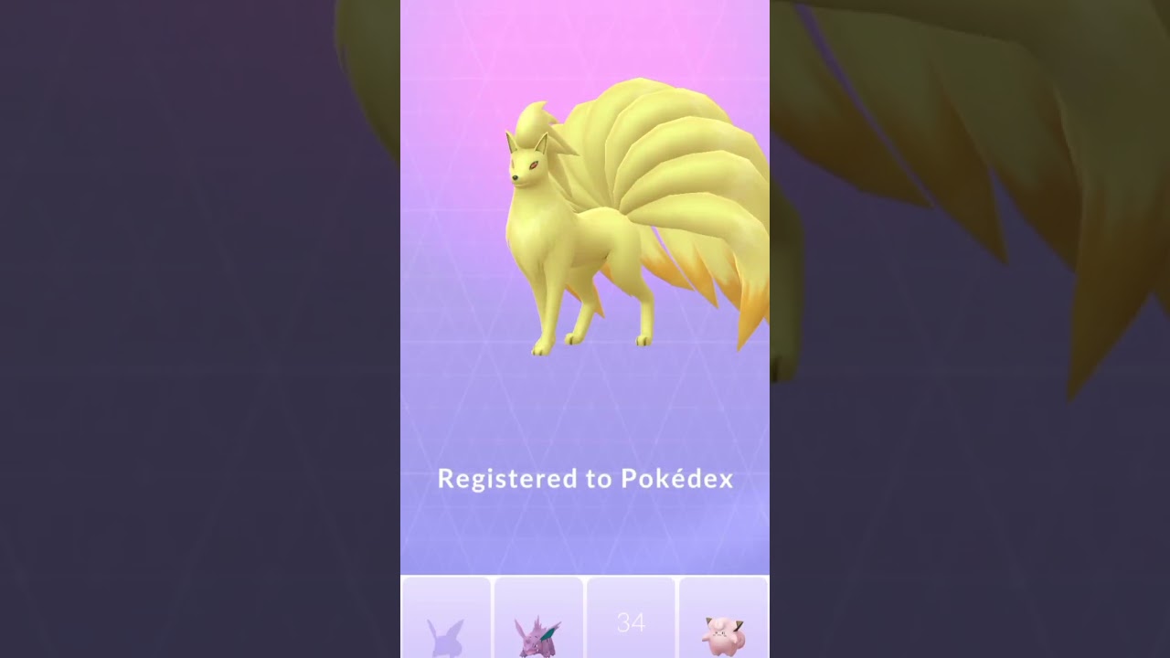 POKEMON GO Vulpix evolution