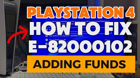 How To Fix PS4 E-82000102 Issue Adding funds to child account