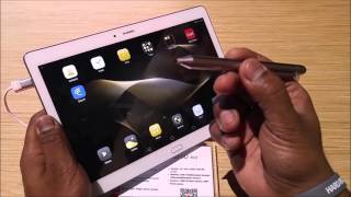 Huawei MediaPad M2 CES 2016 Hands On Stylus Pen #CES2016