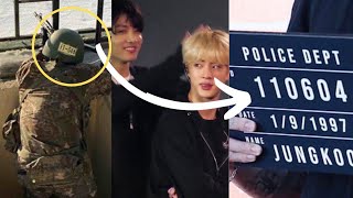 Jin military number's is JinKooK first meeting !