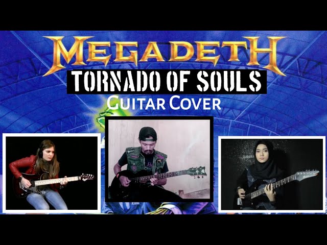 TORNADO OF SOULS - MEGADETH | GUITAR COVER | RF MUSIC CHANNEL | MELSICKSCREAMOANNIE | TINA S class=