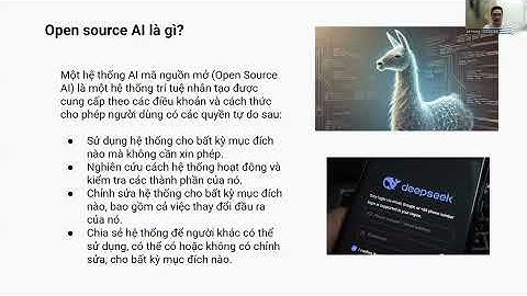 Giới thiệu ngắn về Open source AI