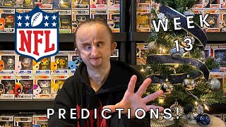 My Predictions for Week 13 of the 2021 NFL Season!