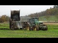 Tractors in mud  traktory v bahn   rozmetn popela a orba