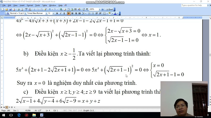 Phương pháp đánh giá phần tử giải bất phương trình