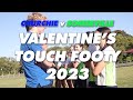 Churchie v somerville valentines touch footy 2023