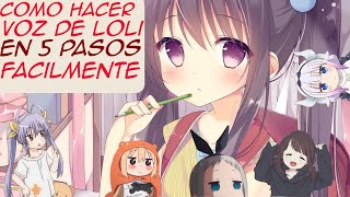 Como Hacer La Voz De Chica Anime O Trapito Siendo Chico Tutorial Y Consejos