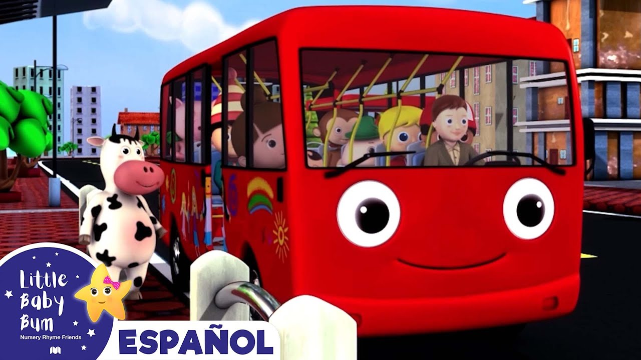 ⁣Las Ruedas del Autobús de Navidad | Canciones Infantiles | Little Baby Bum en Español