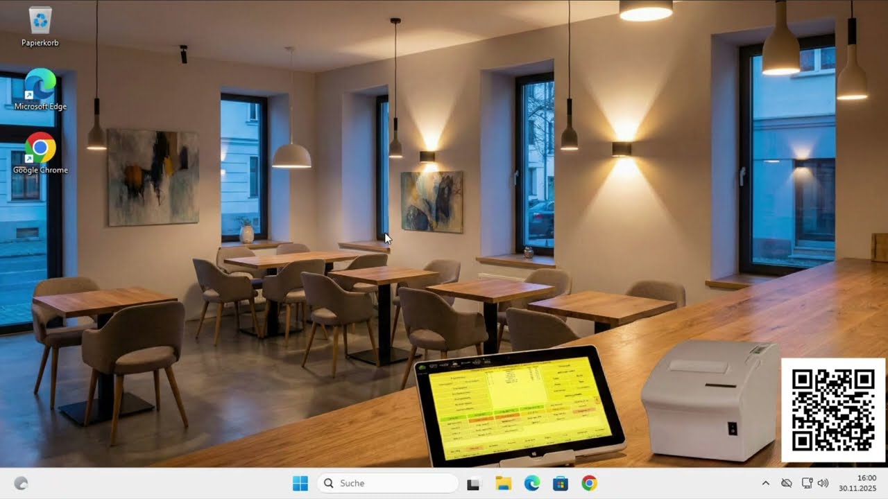 Gastronomie Kassensoftware Bistro-Cash installieren auf Windows 11 Version 25H2