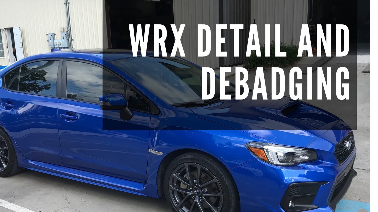 Subaru WRX Debadge & Ceramic Coating | Red Clay Detailing