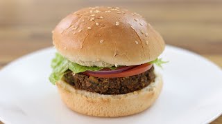 Falafel Burger Recipe | Vegan Burger | Plant-Based Burger Recipe