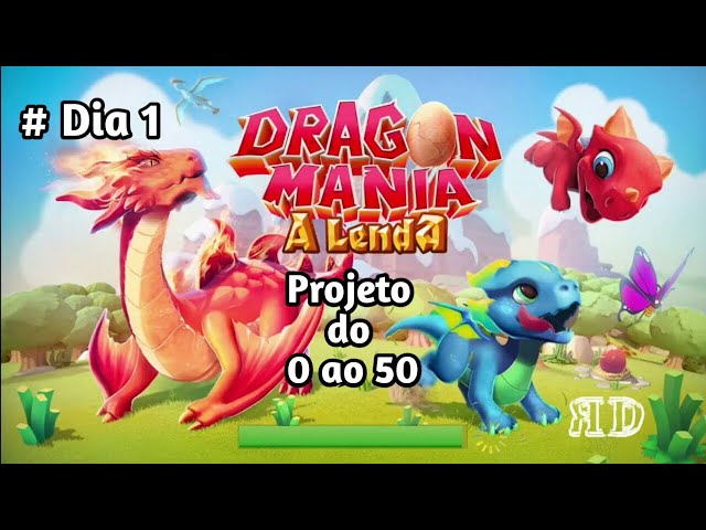 DRAGON MANIA LEGENDS 1 - APRENDENDO A JOGAR E NOSSO PRIMEIRO CRUZAMENTO 