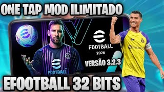 ONE TAP MOD ILIMITADO ATUALIZOU eFootball 2024 Mobile Celular 32