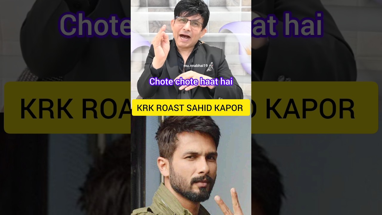 KRK ROAST SHAHID KAPOR 