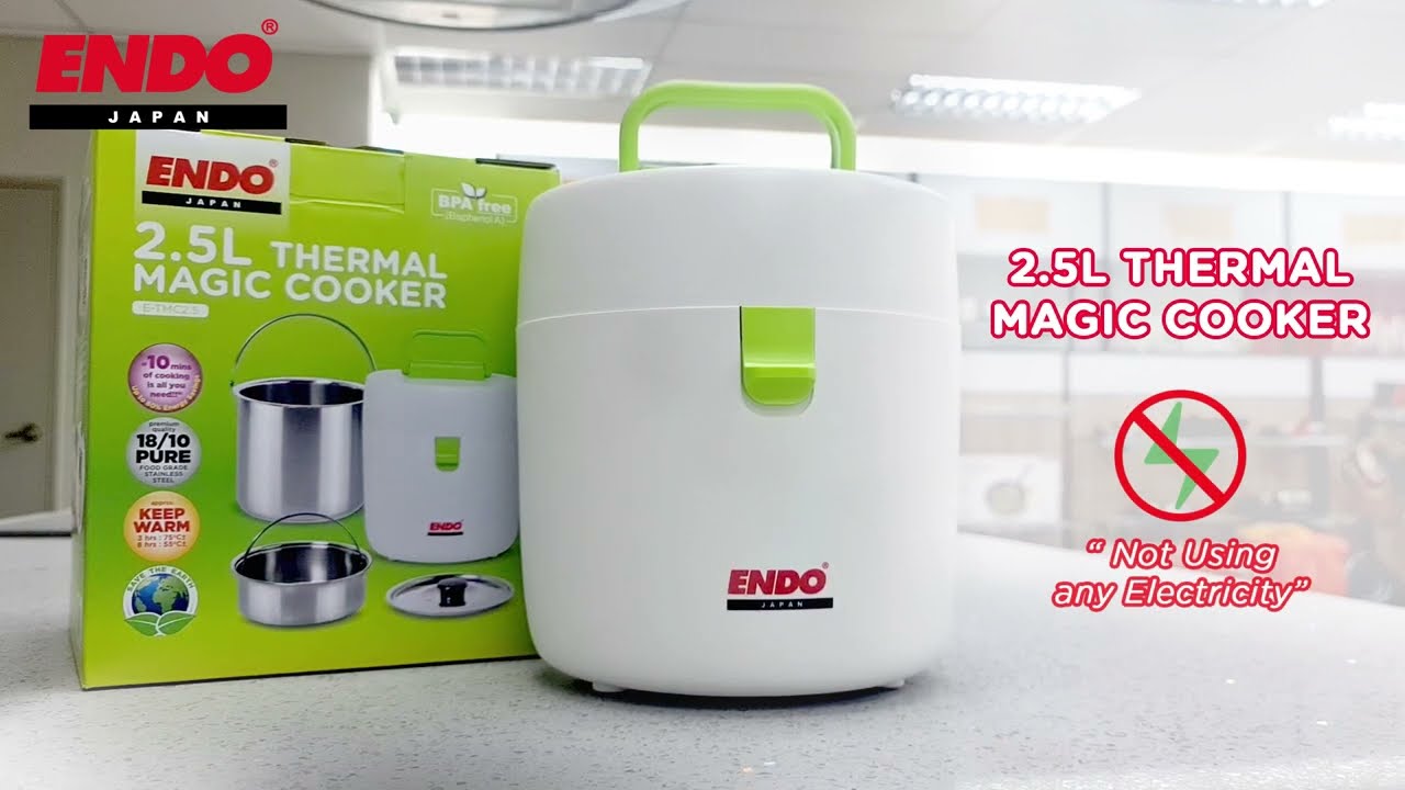 ENDO (JAPAN) - THERMAL MAGIC COOKER E-TMC2.5-N - HOW TO USE BY HEAP SENG  GROUP 