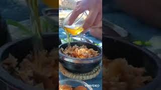 الاكل اليمني مندي لبن معصوب  Yemeni ? food