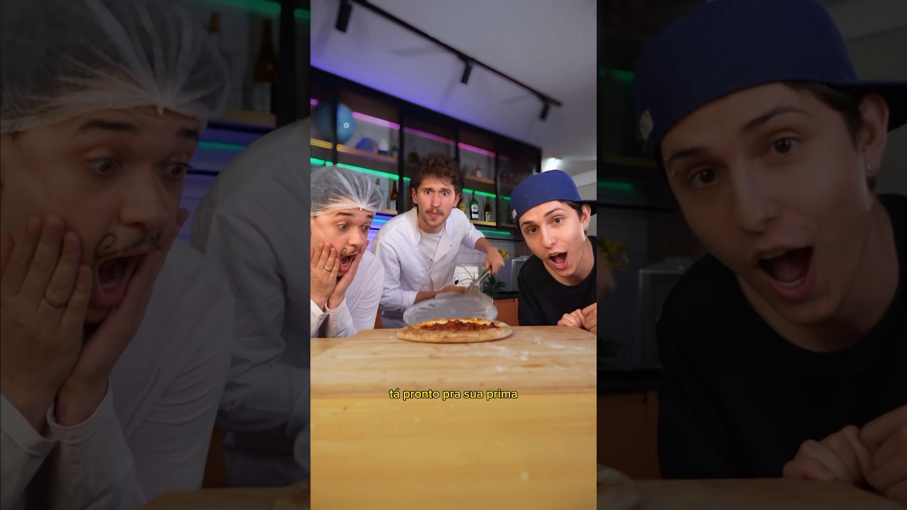A PIZZA DO CHEFF OTTO! 😎🍕    #humor #trap #receitas