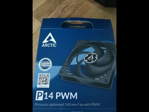 ARCTIC P14 PWM PST 140mm Sound test 0-100%