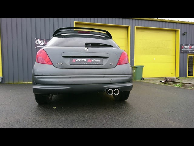 Performance sport exhaust for PEUGEOT 207 GTI - RC, PEUGEOT 207