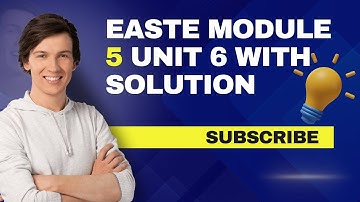 Qaed Easte Module 5 unit 6 with quiz complete solution #module5 #unit 6 #qaed #easte