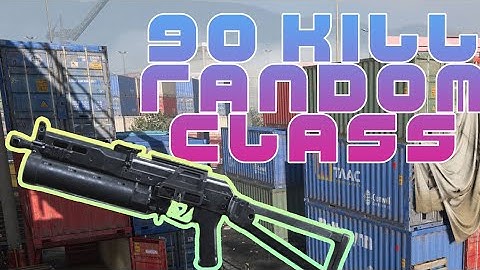 90 Kill Random Class Generator | Shipment Modern Warfare