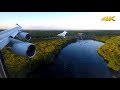 SCENIC Corsair BOEING 747 Sunset Approach & Landing in Guadeloupe!! LOVELY Engine Sound!