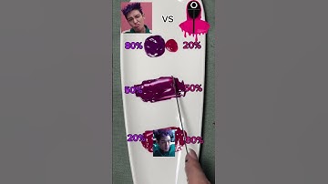 Squid Game Thanos vs Soldier Guess the Mixed Colors #satisfying #squidgame2