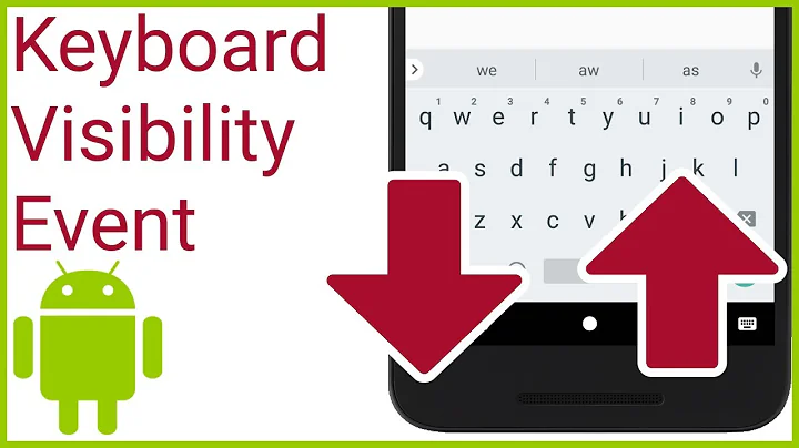 Hide/Show Software Keyboard Programmatically with KeyboardVisibilityEvent Library - Android Tutorial