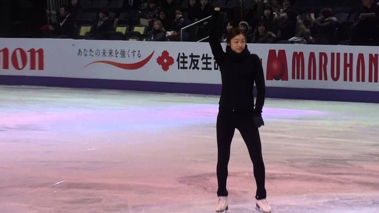 2013 WC Gala practice 4 Finale Yuna Kim