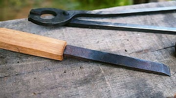 Making a Chisel From a Worn Out File - Townsends - Backwoods Blacksmith