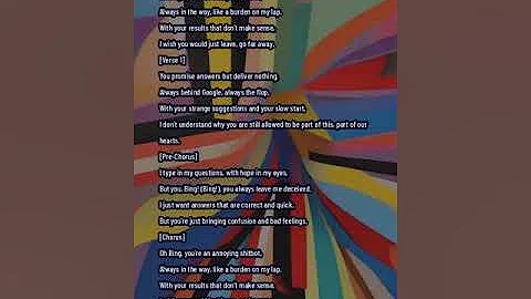 Oh Bing, you're an annoying shitbot (Suno)