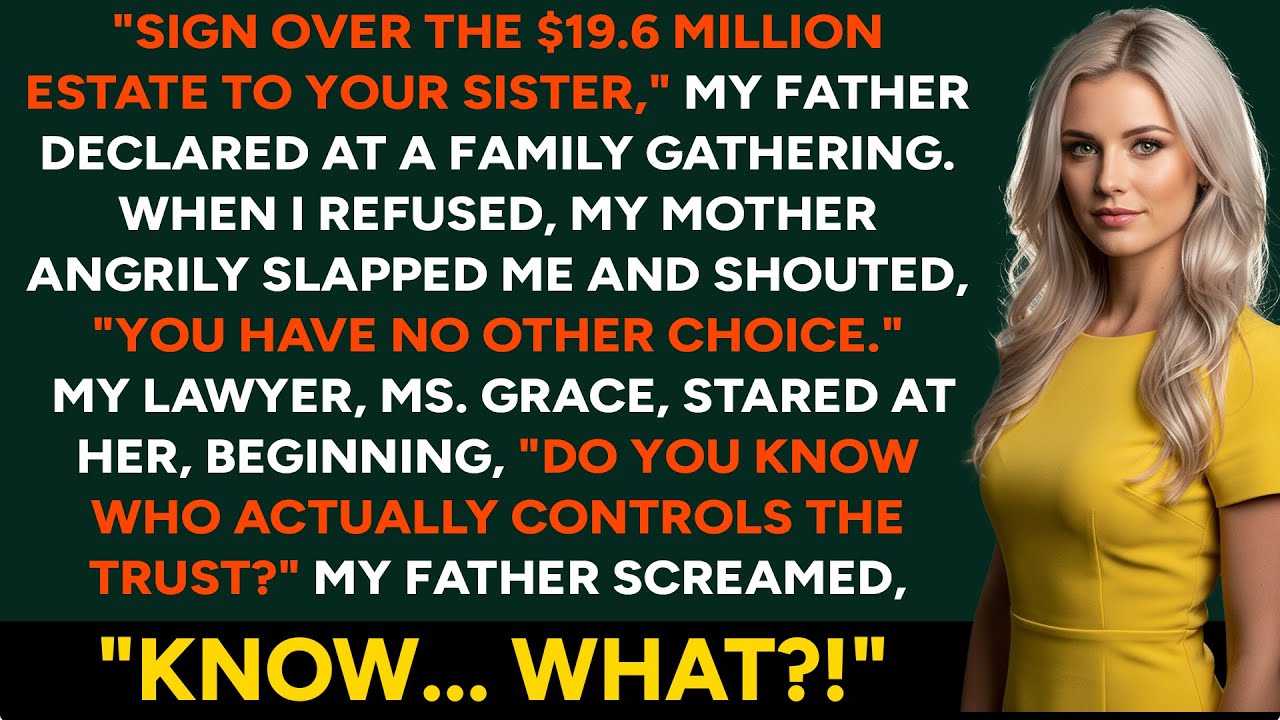 They Slapped Me to Give My Sister $19M  Now They’re Begging for a Place to Sleep...