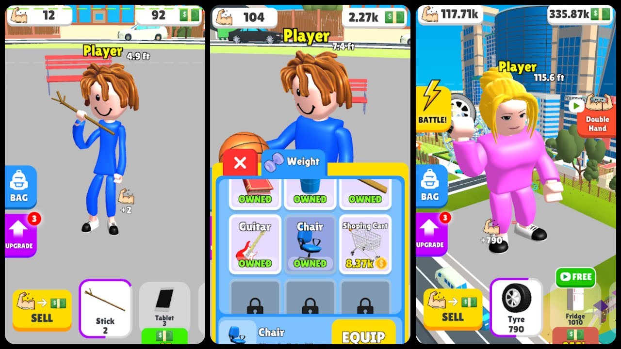 Lifting Hero Mobile Game | Gameplay Android & Apk