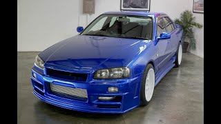 FOR SALE: 1998 NISSAN SKYLINE R34 GTT BAYSIDE BLUE 4DR