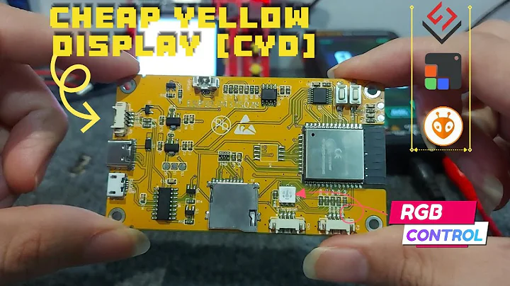 [CYD + LVGL] Configuration Cheap Yellow Display | Easy Guide