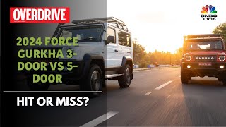 2024 Force Gurkha 3-Door Vs 5-Door: What's Different? | A Detailed Comparison |  CNBC TV18